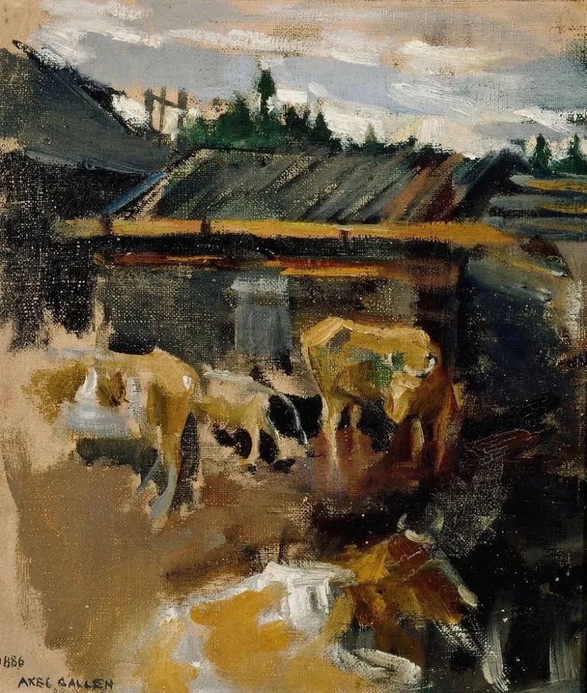 Gemälde Weide - Akseli Gallen-Kallela | Kunstdruck