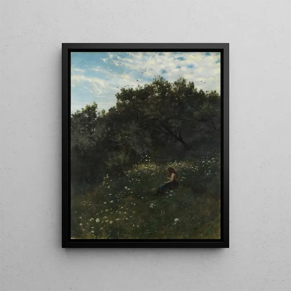 Gemälde Wiesenhang - Albert Lang | Kunstdruck