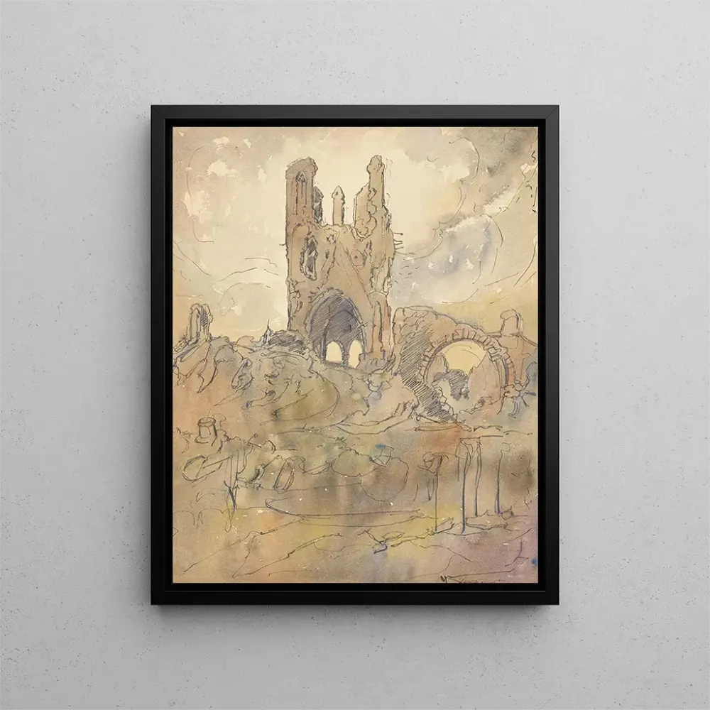 Gemälde Ypres erinnert sich - Alfred Ost | Kunstdruck