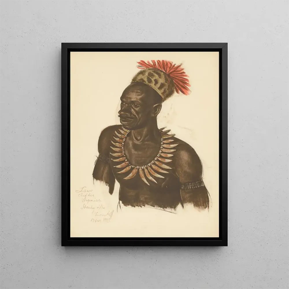 Gemälde Zeichnungen und Gemälde Afrikas pl. 24 - Alexandre Iacovleff | Kunstdruck