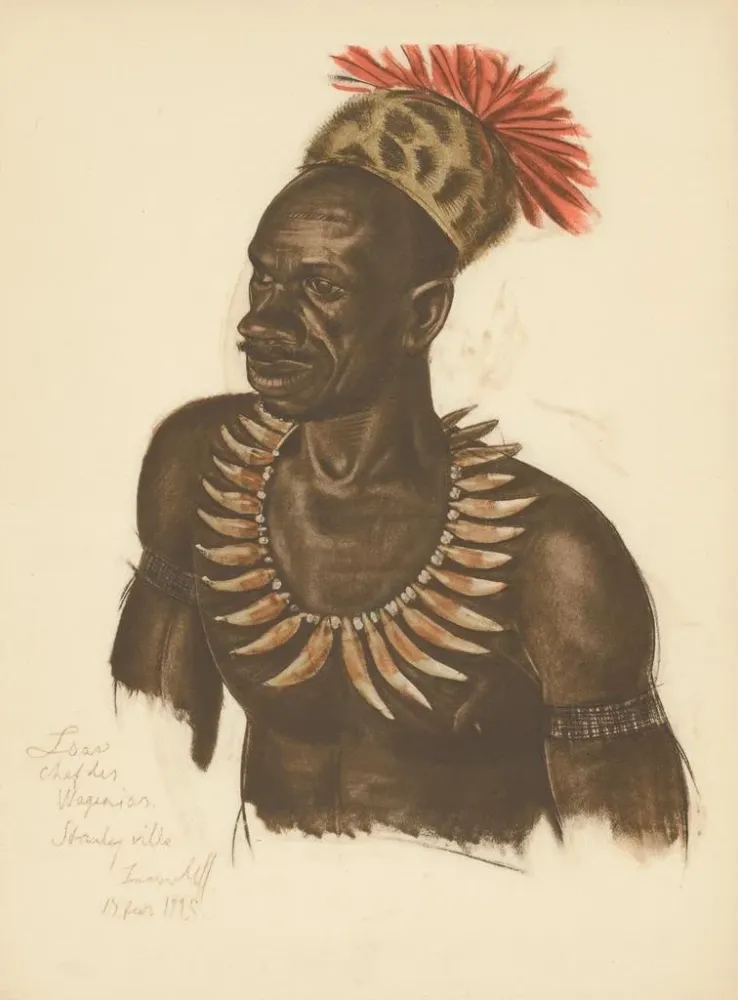 Gemälde Zeichnungen und Gemälde Afrikas pl. 24 - Alexandre Iacovleff | Kunstdruck