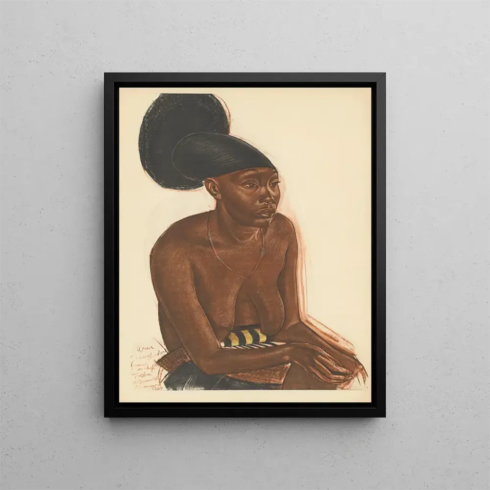 Gemälde Zeichnungen und Gemälde Afrikas pl. 32 - Alexandre Iacovleff | Kunstdruck