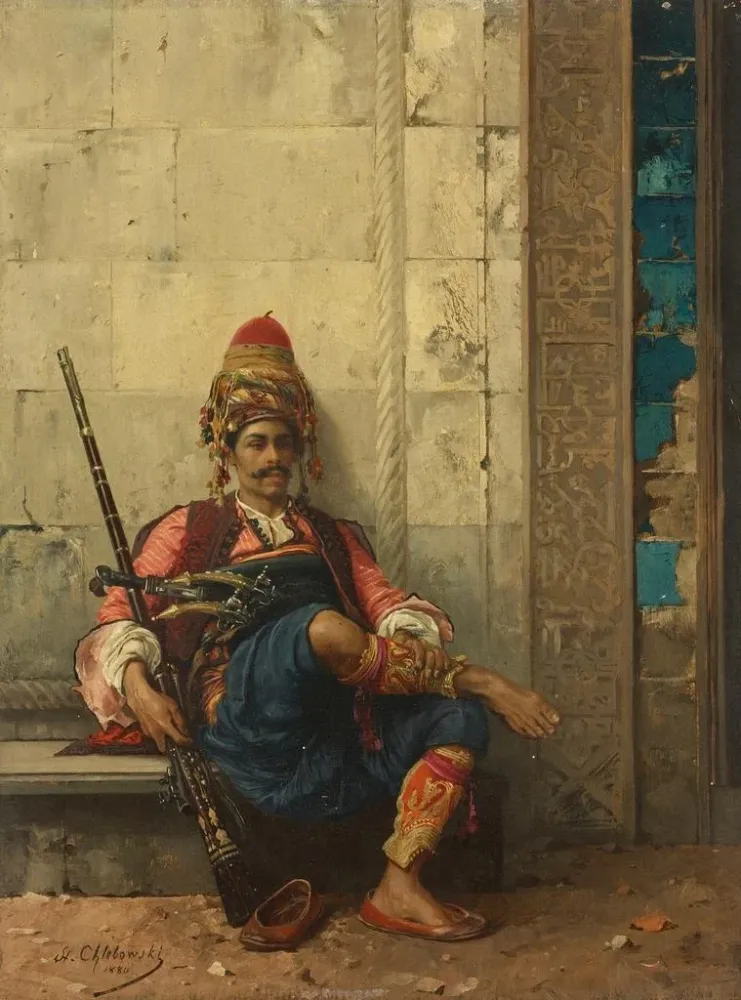 Gemälde Zeybek Bursa - Stanisław von Chlebowski | Kunstdruck