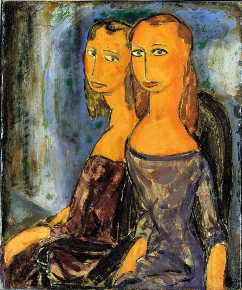 Gemälde Zwei Frauen - Alfred Henry Maurer | Kunstdruck