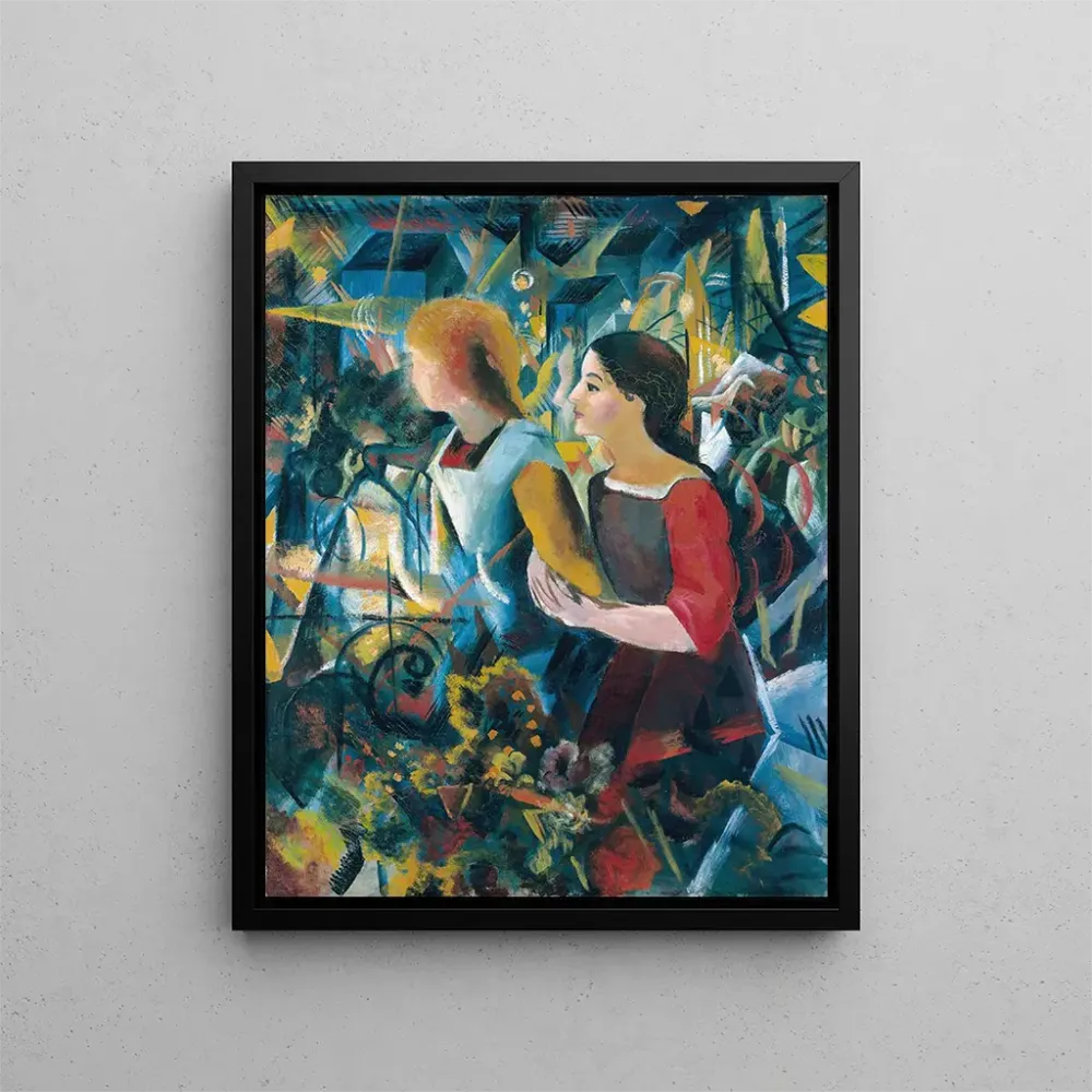Gemälde Zwei Mädchen - August Macke | Kunstdruck