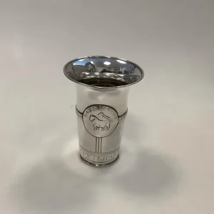Georg Jensen Silberbecher aus Kopenhagen Fleischerinnung von 1919