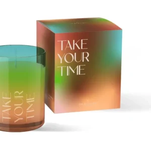 Gift Label Candle Small Take Your Time