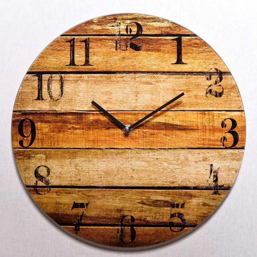 Glas Wanduhr Westwood