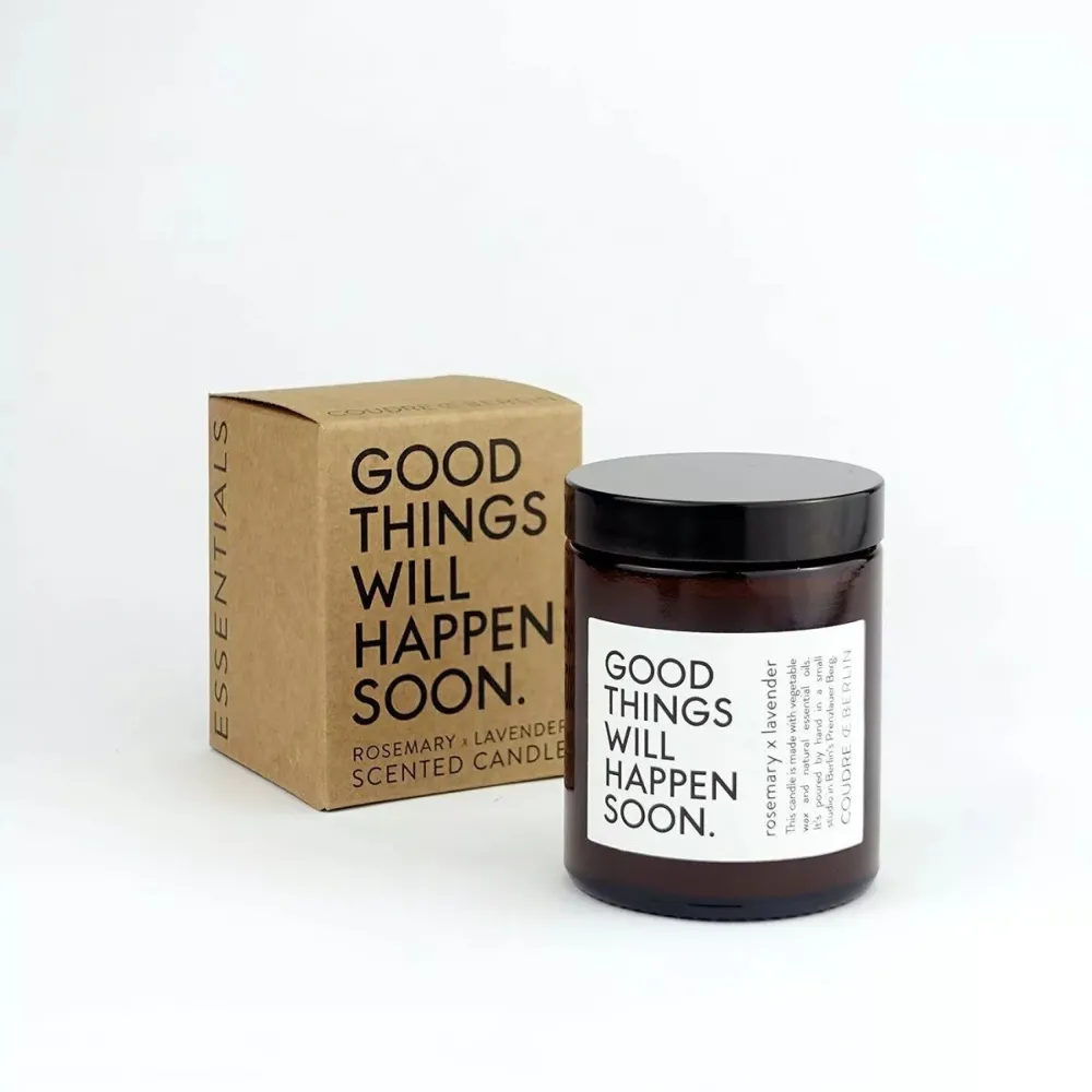 Good things X Rosmarin Lavendel Duftkerze