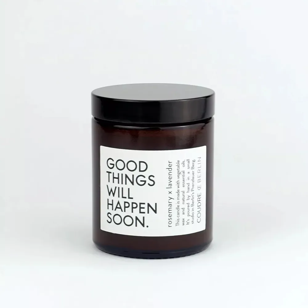 Good things X Rosmarin Lavendel Duftkerze
