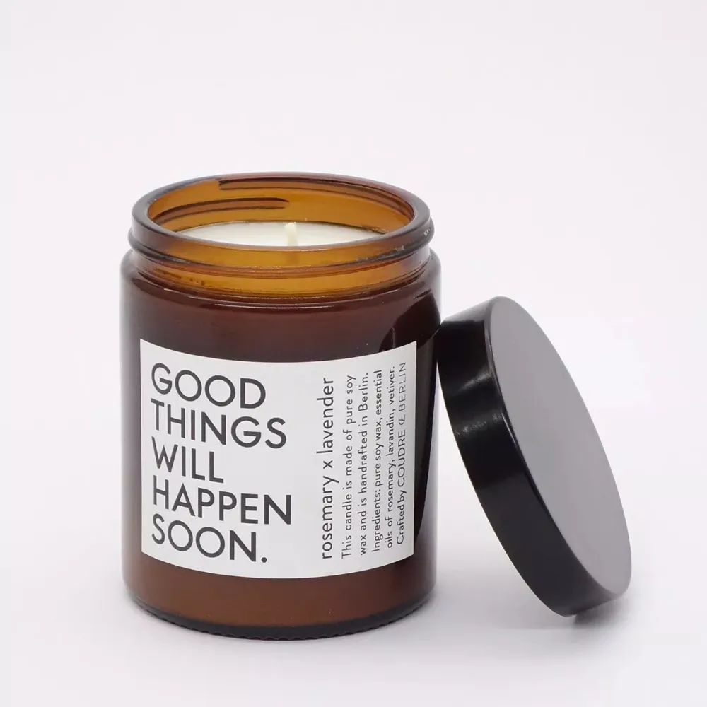 Good things X Rosmarin Lavendel Duftkerze