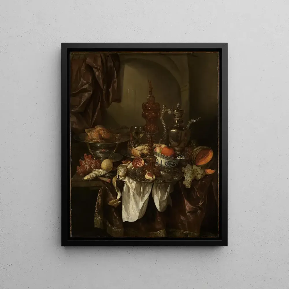 Großartiges Gemälde Stillleben - Abraham van Beyeren | Kunstdruck