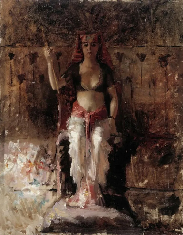 Ägyptische Königin - Albert Edelfelt | Kunstdruck
