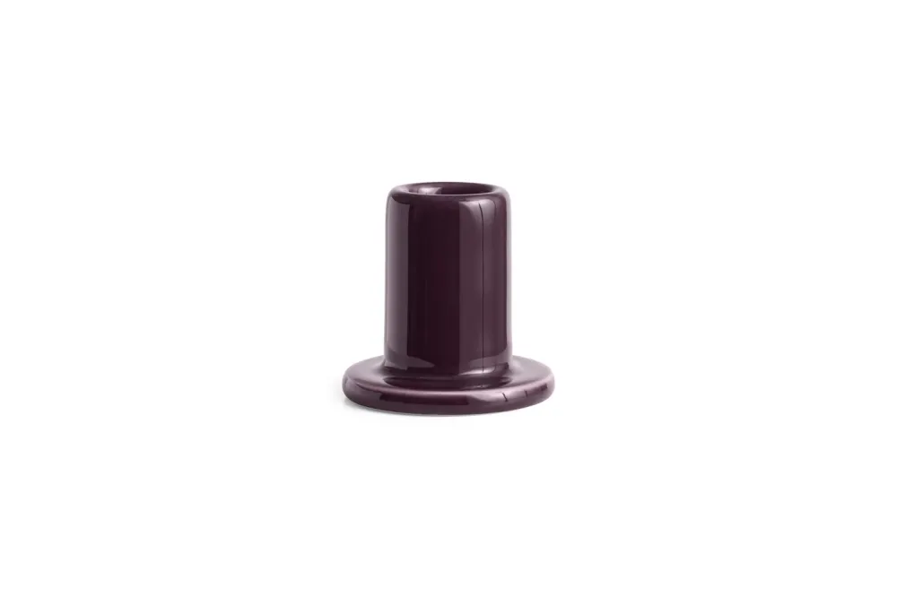 HAY Kerzenhalter "Tube" Bordeaux