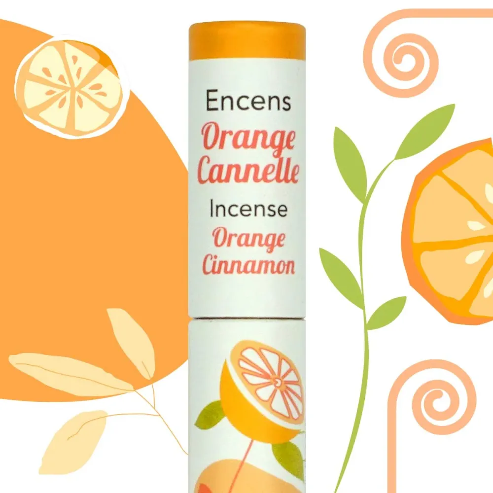 Herbosense Räucherstäbchen Orange Zimt