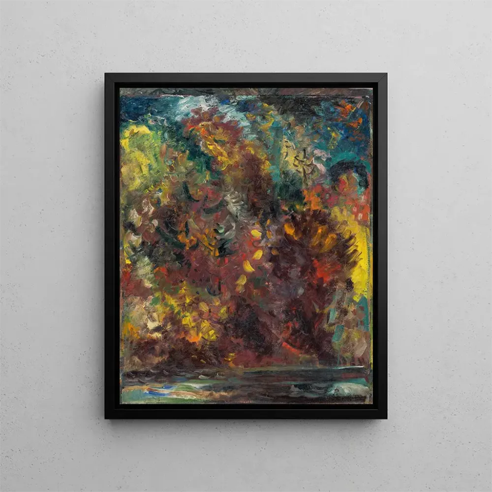 L Herbst am Flussufer - Arnold Peter Weisz-Kubínč | Kunstdruck