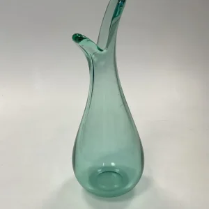 Holmegaard Duckling / Næb-Vase af grønt glas