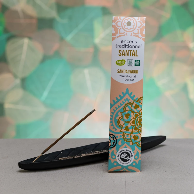 Indische Masala Räucherstäbchen weisses Sandelholz - 100% natürlich