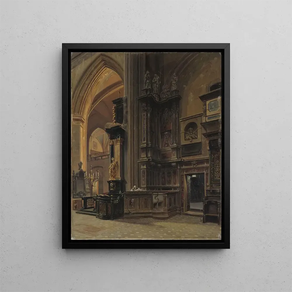 Innenansicht der Basilika Sainte-Marie Krakau - Aleksander Gryglewski | Kunstdruck