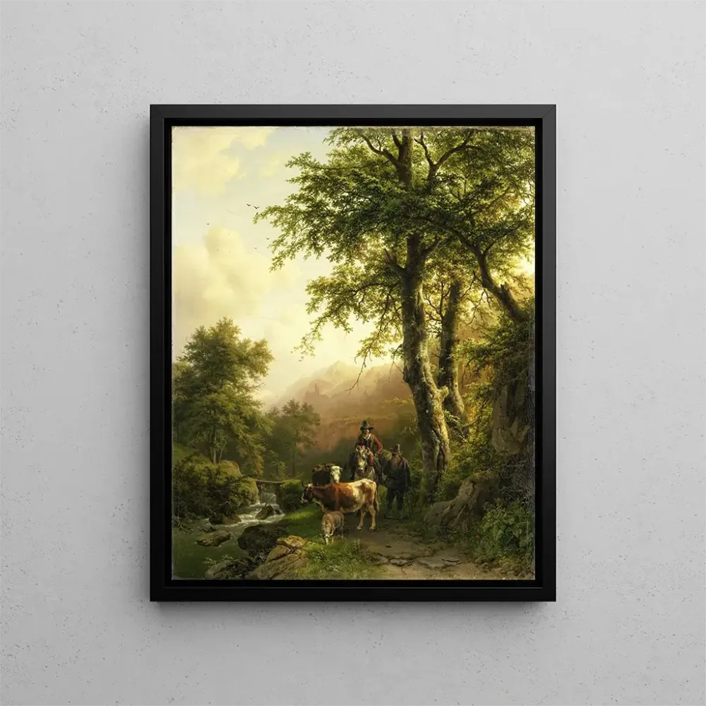 Italienisches Landschaftsgemälde - Barend Cornelis Koekkoek | Kunstdruck