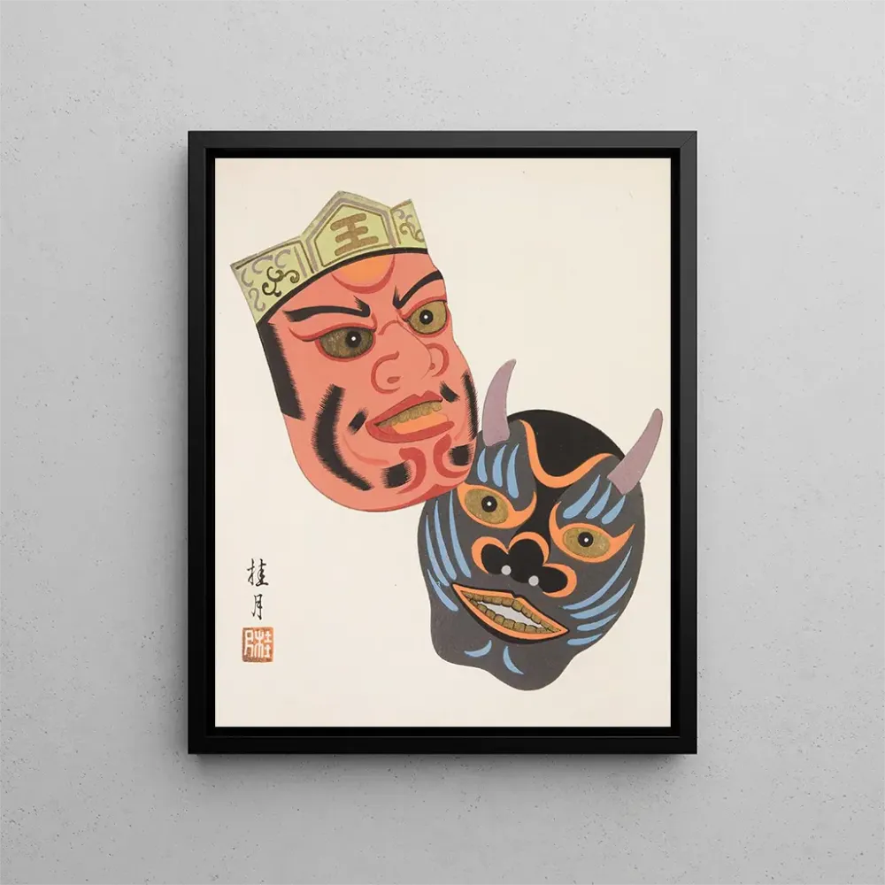 Japanisches Volkskunst-Gemälde Kydo gangu sh haru Pl17 - Yamashita Hakuba | Kunstdruck