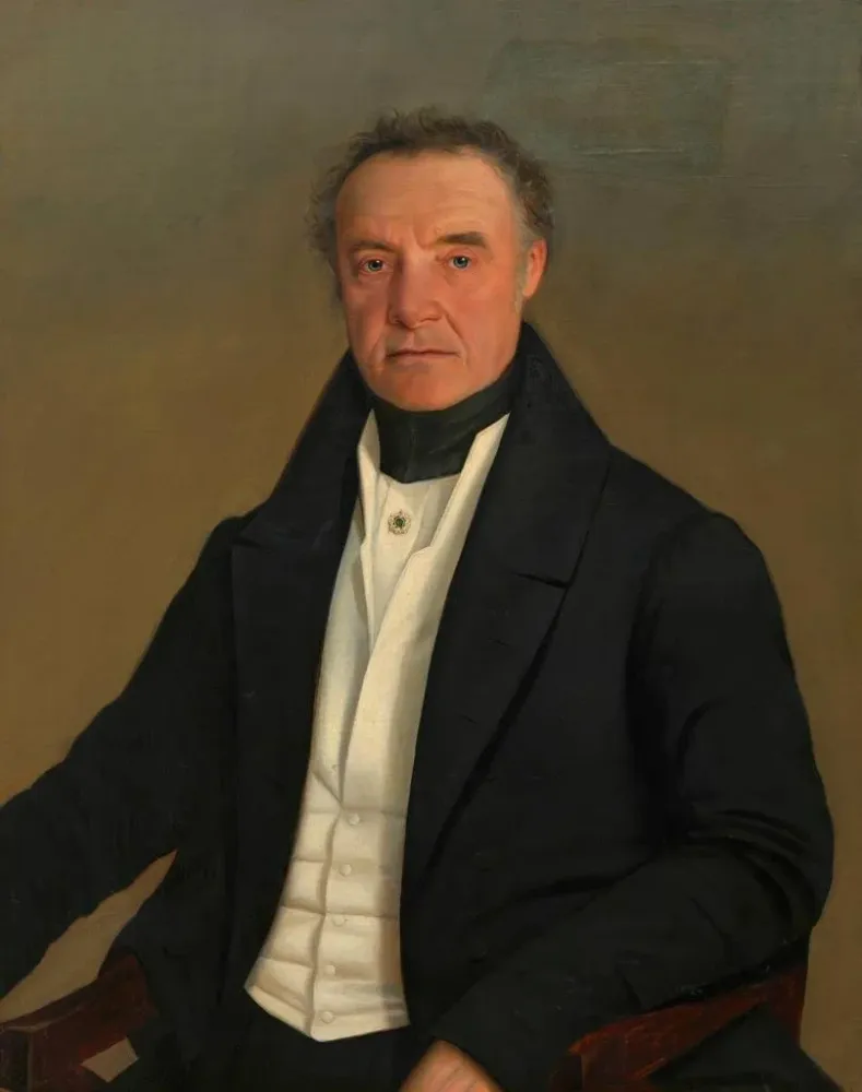 Johann Georg Scherzer, der alte Besitzer der Gaststätte Zum Sperl - Anton Einsle | Kunstdruck