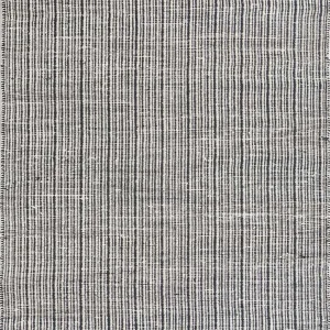Juteteppich - 240 x 150 cm - schwarz-weiß