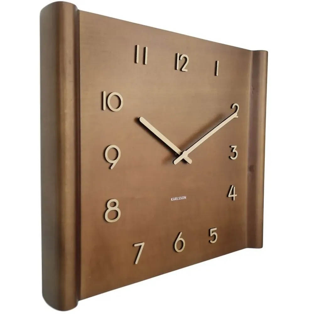 Karlsson Sole Square Raised Wanduhr