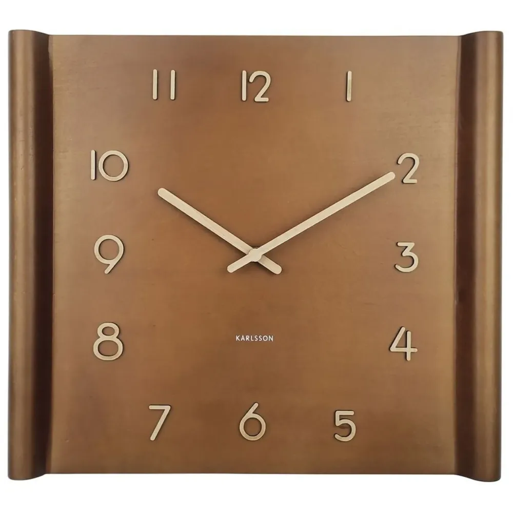 Karlsson Sole Square Raised Wanduhr