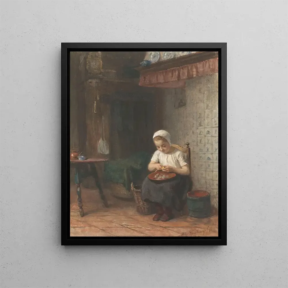 L Kartoffelschälers - Albert Neuhuys | Kunstdruck