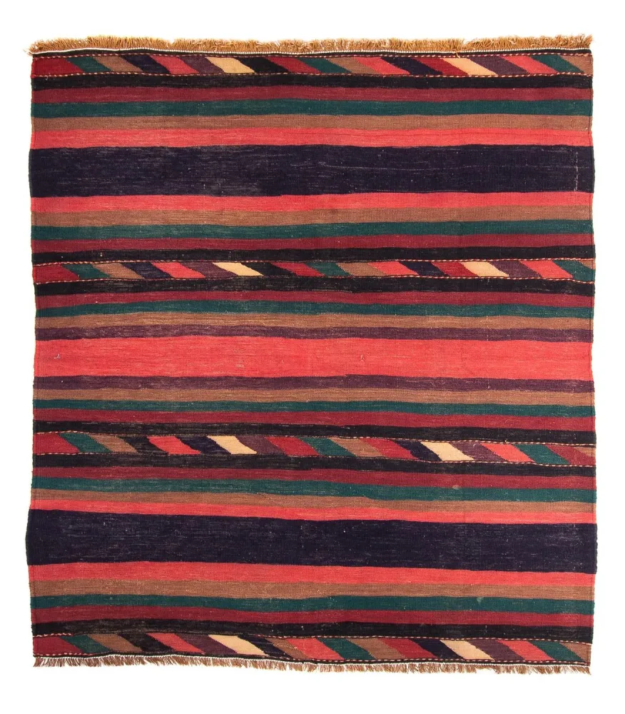 Kelim Teppich - Old 195 x 160 cm - mehrfarbig