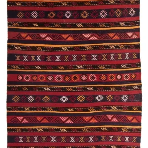 Kelim Teppich - Old 210 x 140 cm - mehrfarbig