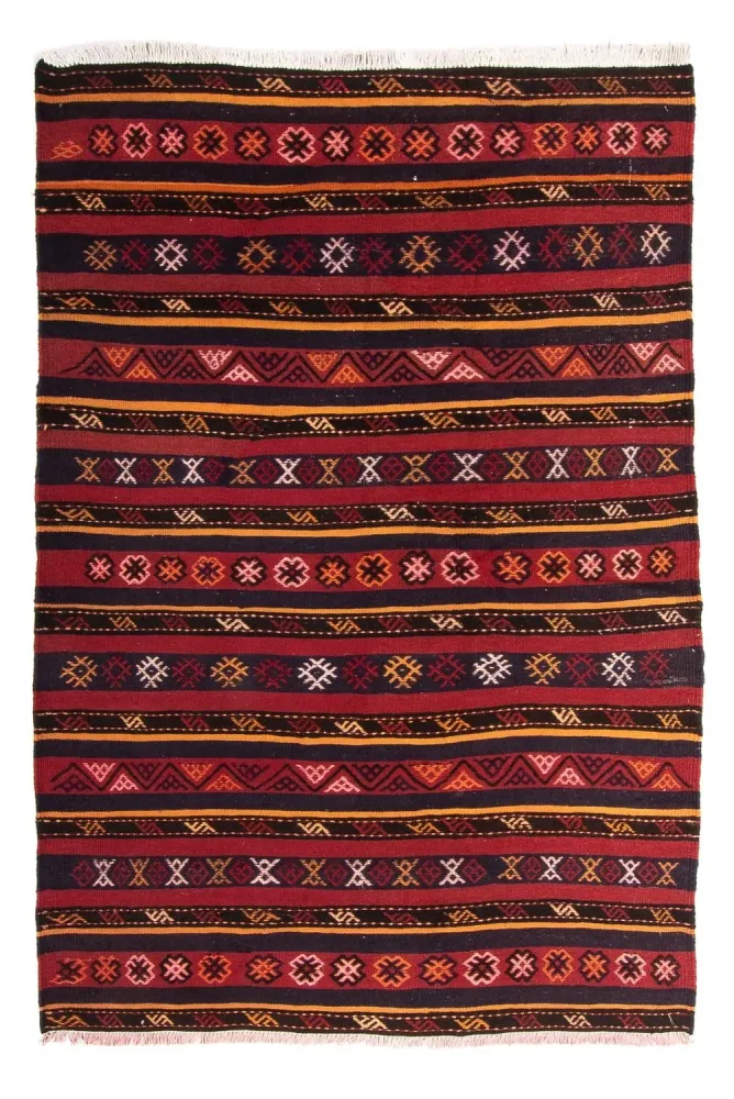 Kelim Teppich - Old 210 x 140 cm - mehrfarbig