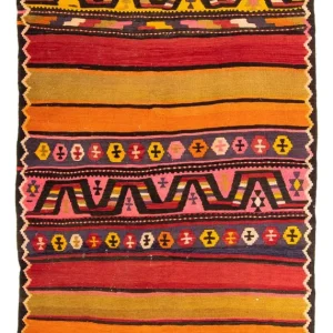 Kelim Teppich - Old 220 x 135 cm - mehrfarbig