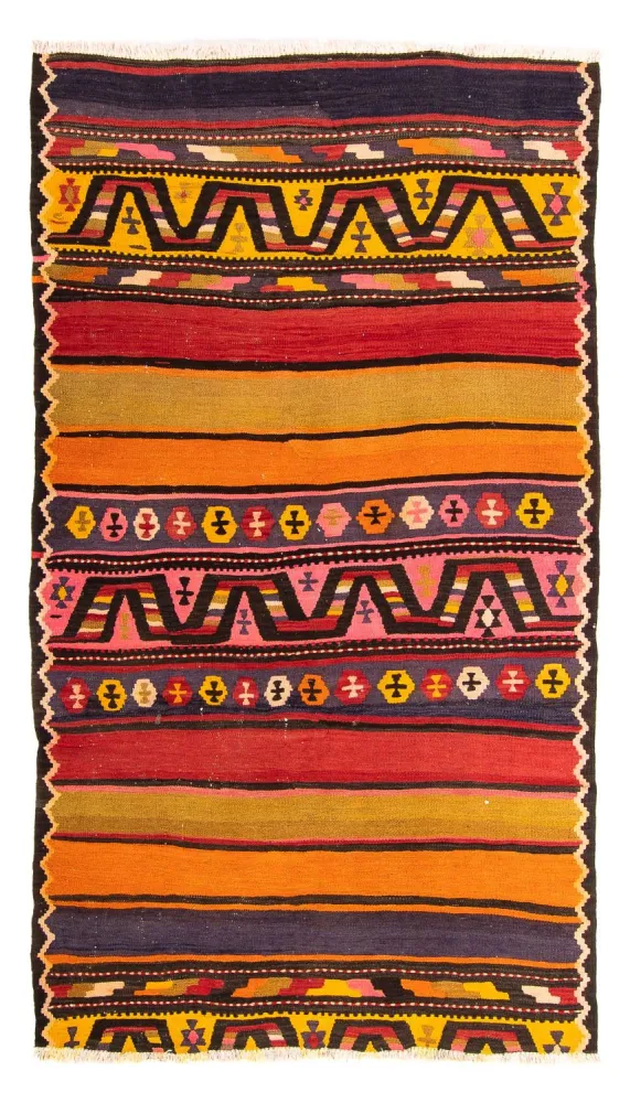 Kelim Teppich - Old 220 x 135 cm - mehrfarbig