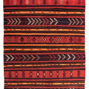 Kelim Teppich - Old 225 x 165 cm - mehrfarbig