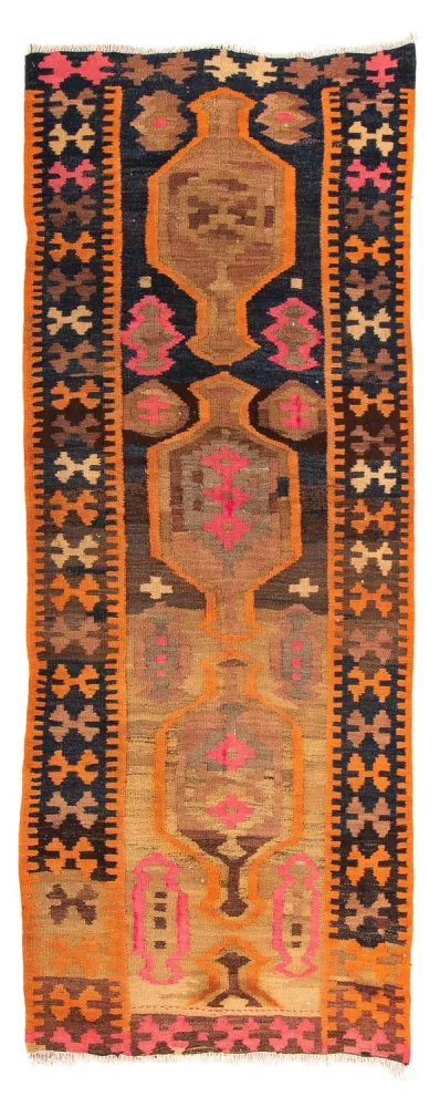 Kelim Teppich - Old 245 x 110 cm - mehrfarbig