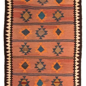 Kelim Teppich - Old 260 x 140 cm - mehrfarbig