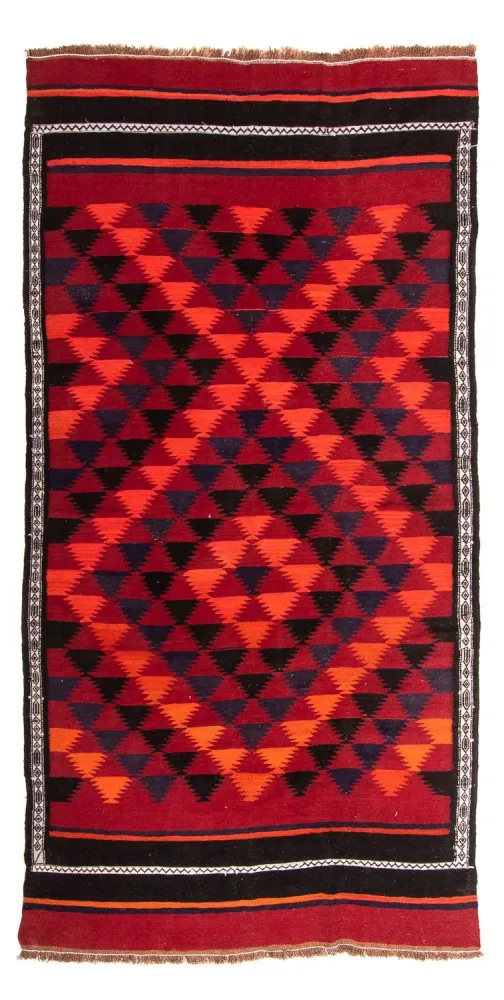 Kelim Teppich - Old 280 x 145 cm - mehrfarbig