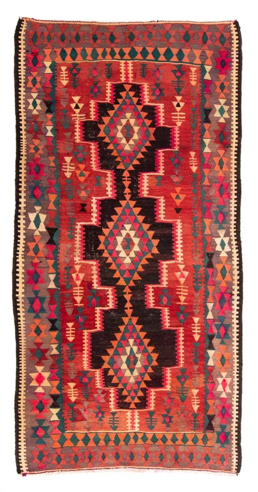 Kelim Teppich - Old 290 x 150 cm - mehrfarbig
