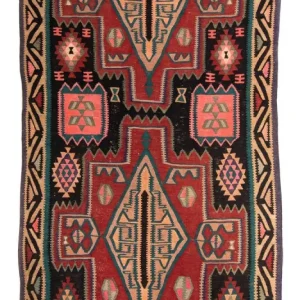 Kelim Teppich - Old 300 x 140 cm - mehrfarbig