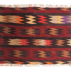 Kelim Teppich - Old 95 x 75 cm - mehrfarbig