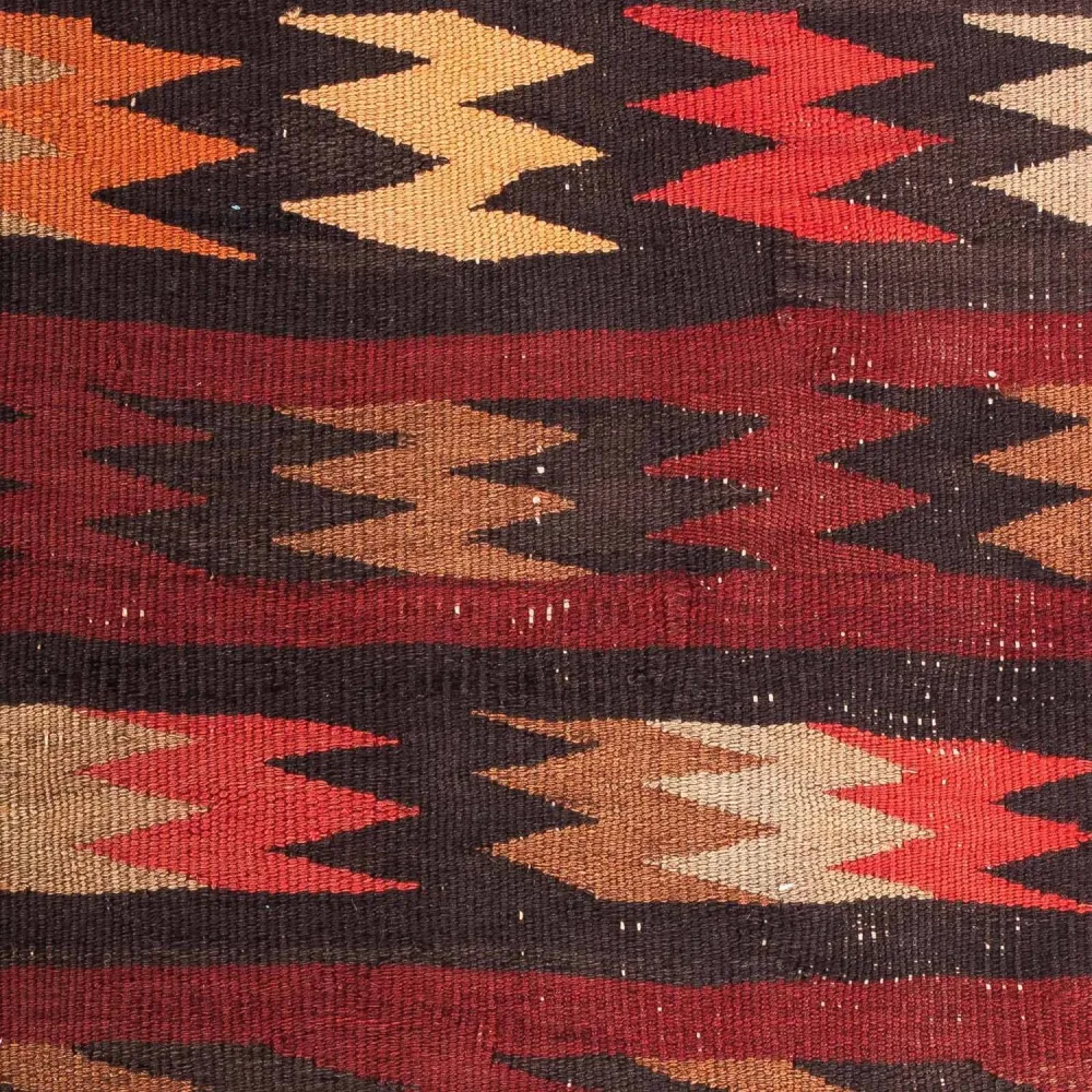 Kelim Teppich - Old 95 x 75 cm - mehrfarbig