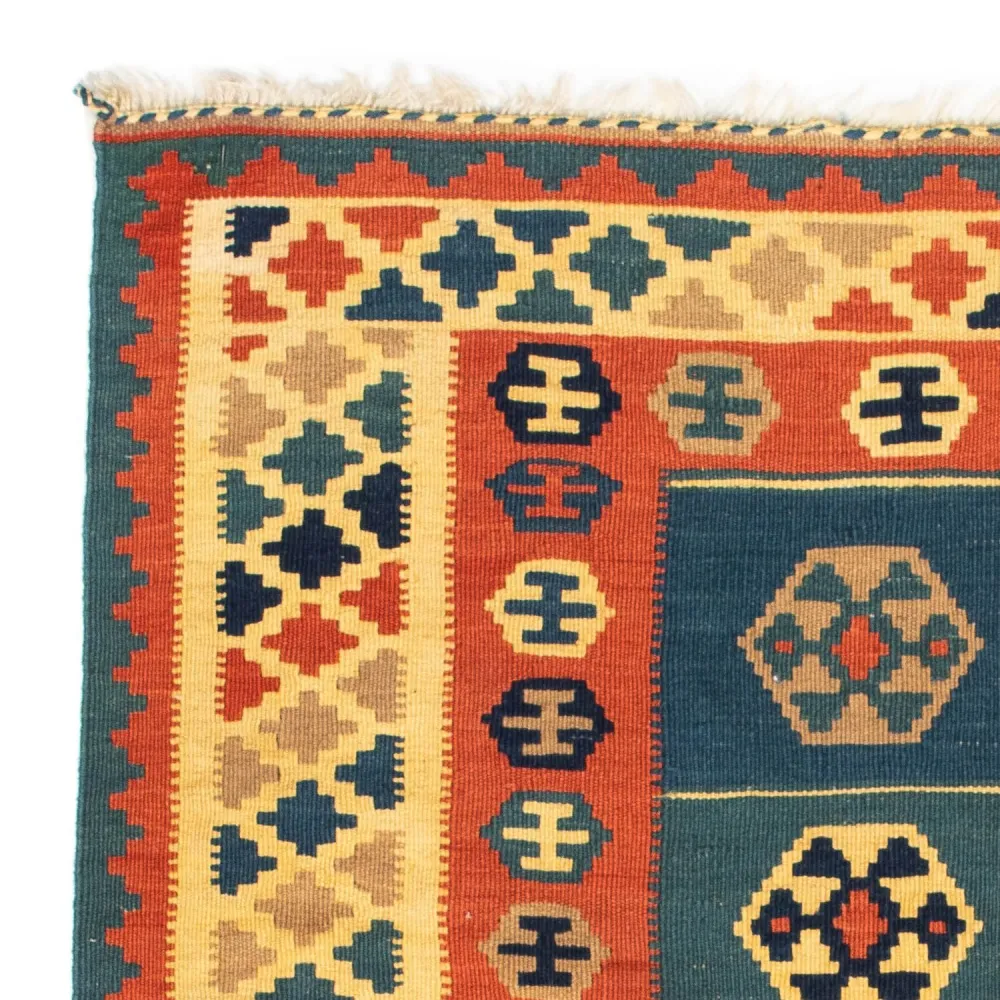 Kelim Teppich - Oriental 100 x 100 cm - mehrfarbig