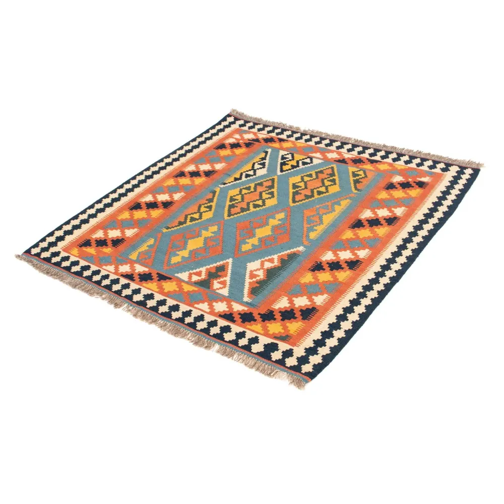 Kelim Teppich - Oriental 102 x 101 cm - orange