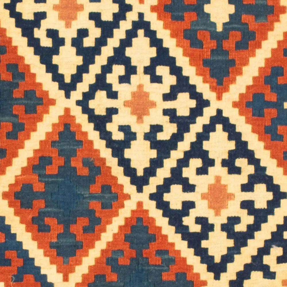 Kelim Teppich - Oriental 106 x 100 cm - mehrfarbig