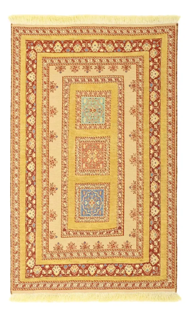 Kelim Teppich - Oriental - 124 x 78 cm - hellbeige