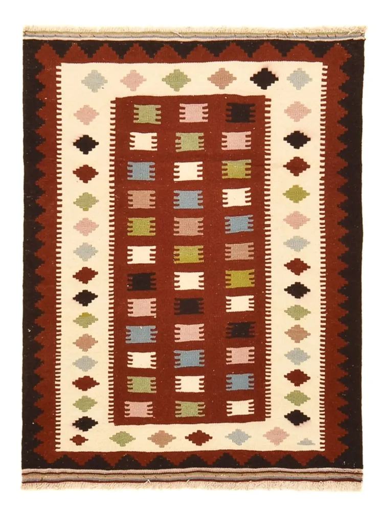Kelim Teppich - Oriental - 137 x 103 cm - mehrfarbig