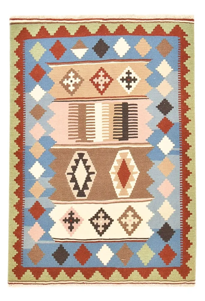 Kelim Teppich - Oriental - 144 x 102 cm - mehrfarbig