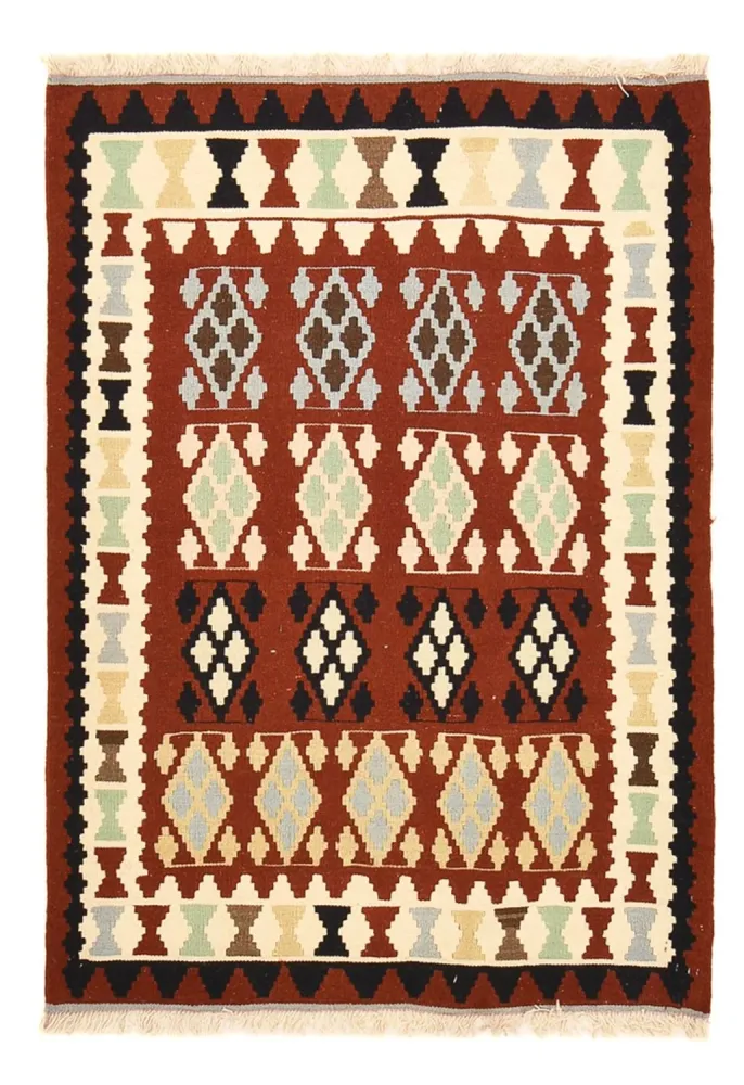 Kelim Teppich - Oriental - 144 x 103 cm - mehrfarbig